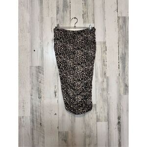 Vince Camuto Leopard Print Mini Skirt